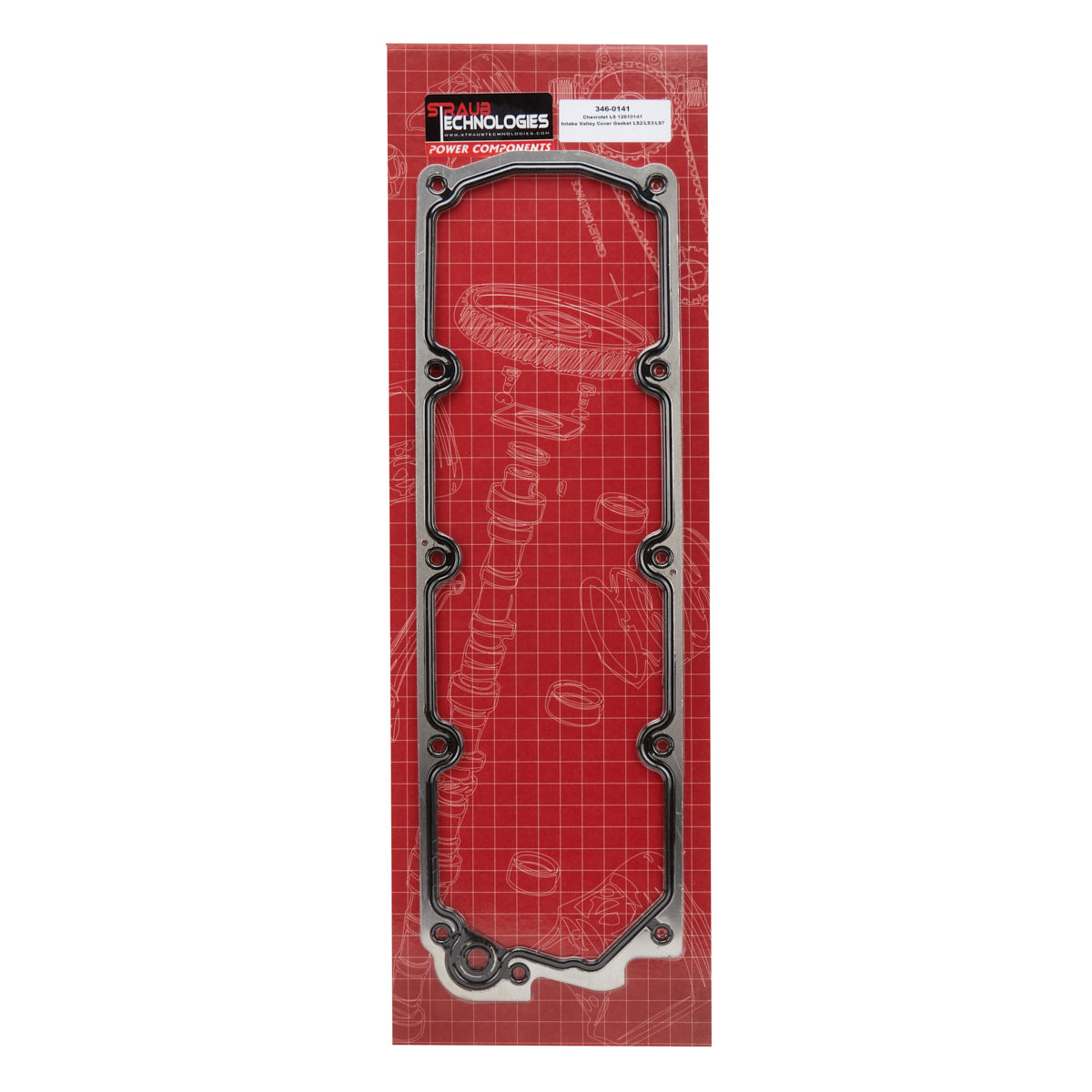 Straub Technologies Valley Cover Gasket - LS2 - GM LS-Series