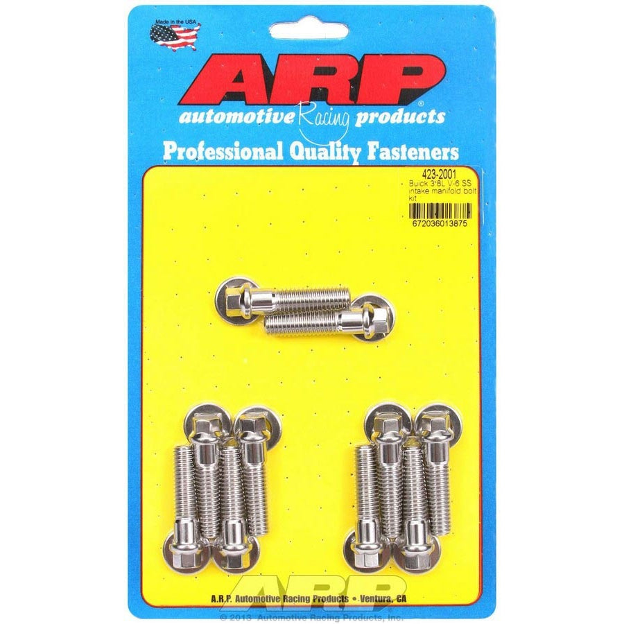 ARP Intake Manifold Bolt Kit - Stainless - Buick V6