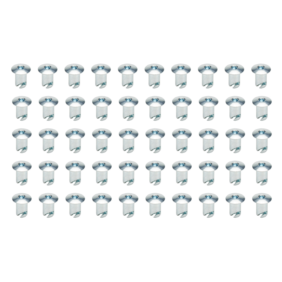 Ti22 Oval Head Steel Quick Turn Fastener - Hex Drive - 7/16 x 0.550 in Body (Set of 50)