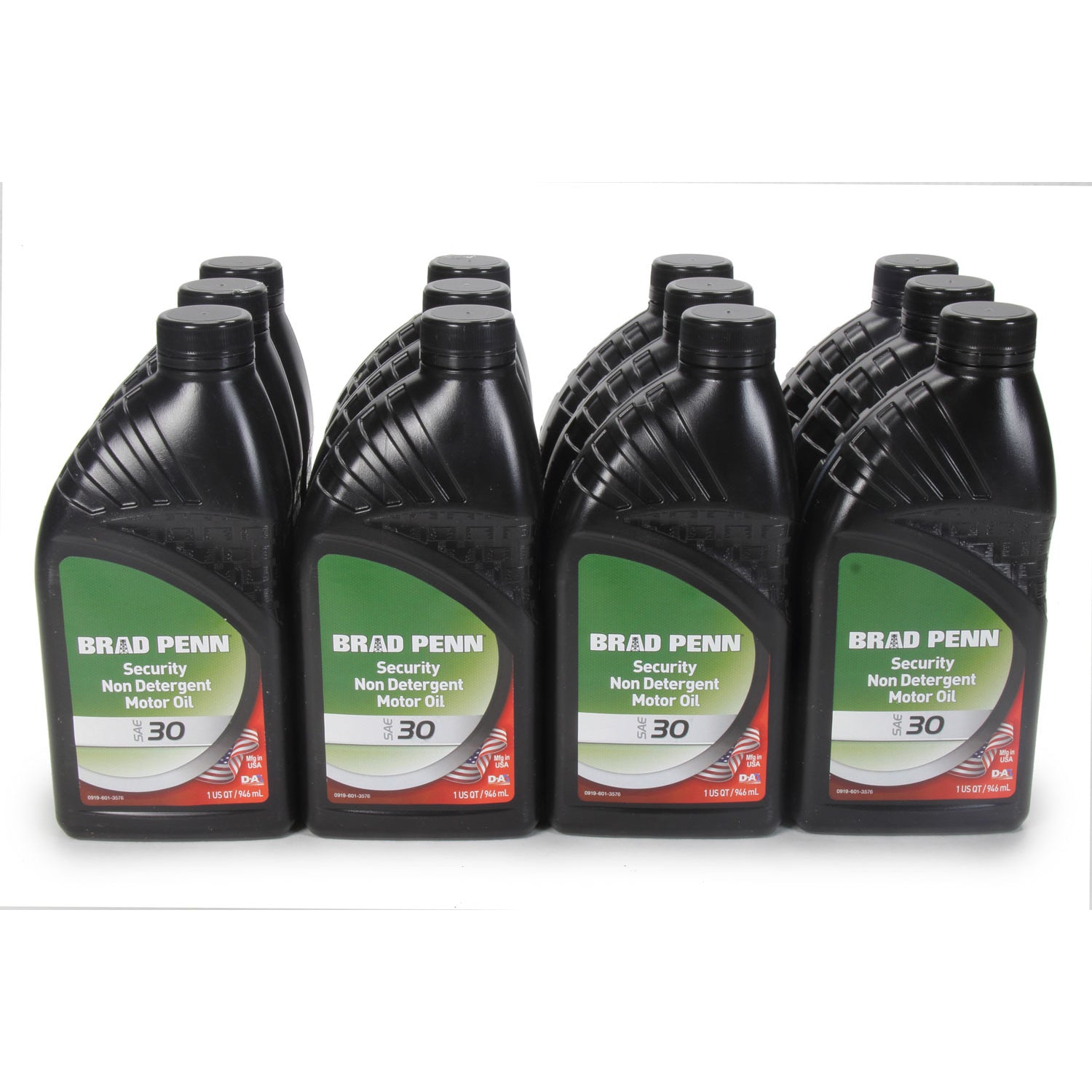 PennGrade Brad Penn Motor Oil - 30W - Conventional - 1 qt Bottle - (Set of 12)