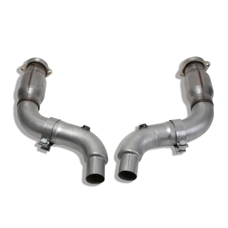 BBK Performance Mid-Pipes Intermediate Pipes 3" Diameter Catted Steel - Aluminized