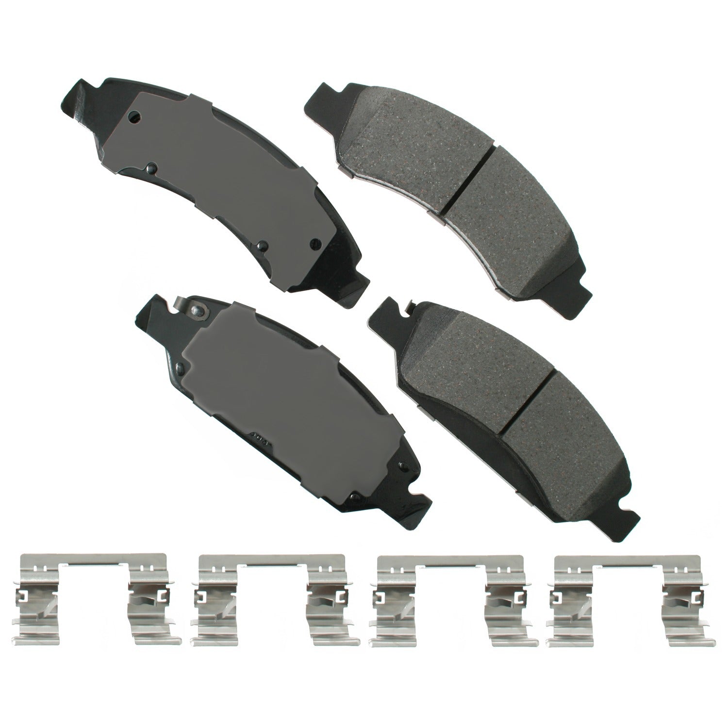 Akebono Brakes ProACT Brake Pads - Front - Cadillac/Chevrolet 2007-2019 - (Set of 4)