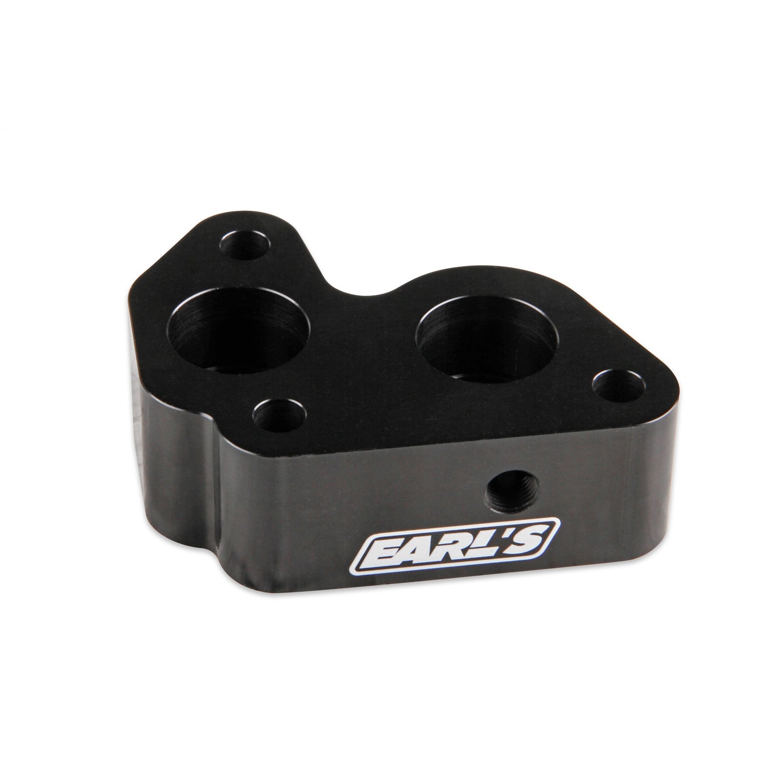 Earl's GM LS Remote Water Pump Adapters - Black (2 Pack)