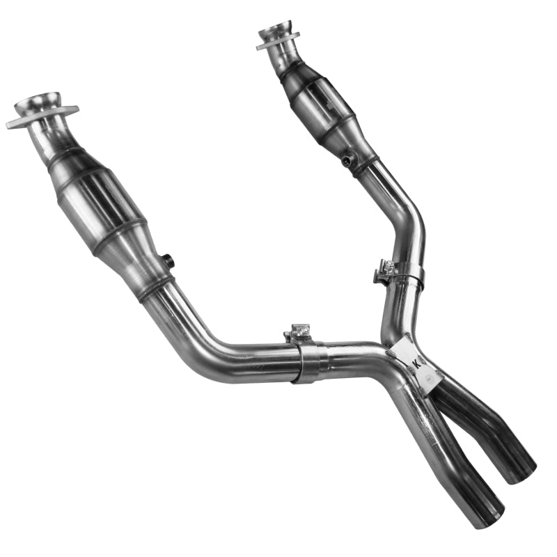 Kooks Headers 2-1/2" Diameter Exhaust X-Pipe Converters Stainless Natural - Ford Modular