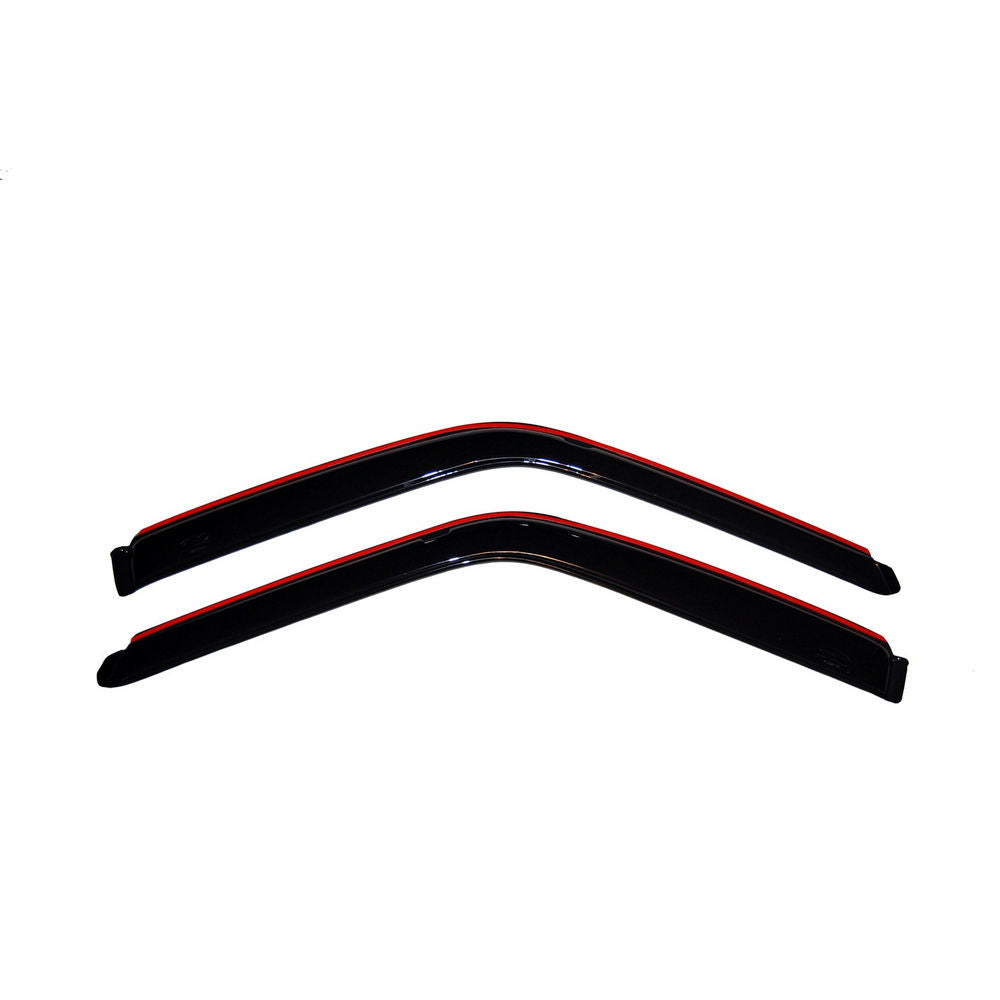 Auto Ventshade Front In-Channel Ventvisor - Stick-On - Dark Smoke - GM Fullsize SUV / Truck 1988-2000 - Pair