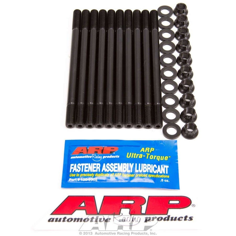 ARP Cylinder Head Stud Kit - 10 mm Studs - 12 Point Nuts - Chromoly - Black Oxide - Honda 4-Cylinder