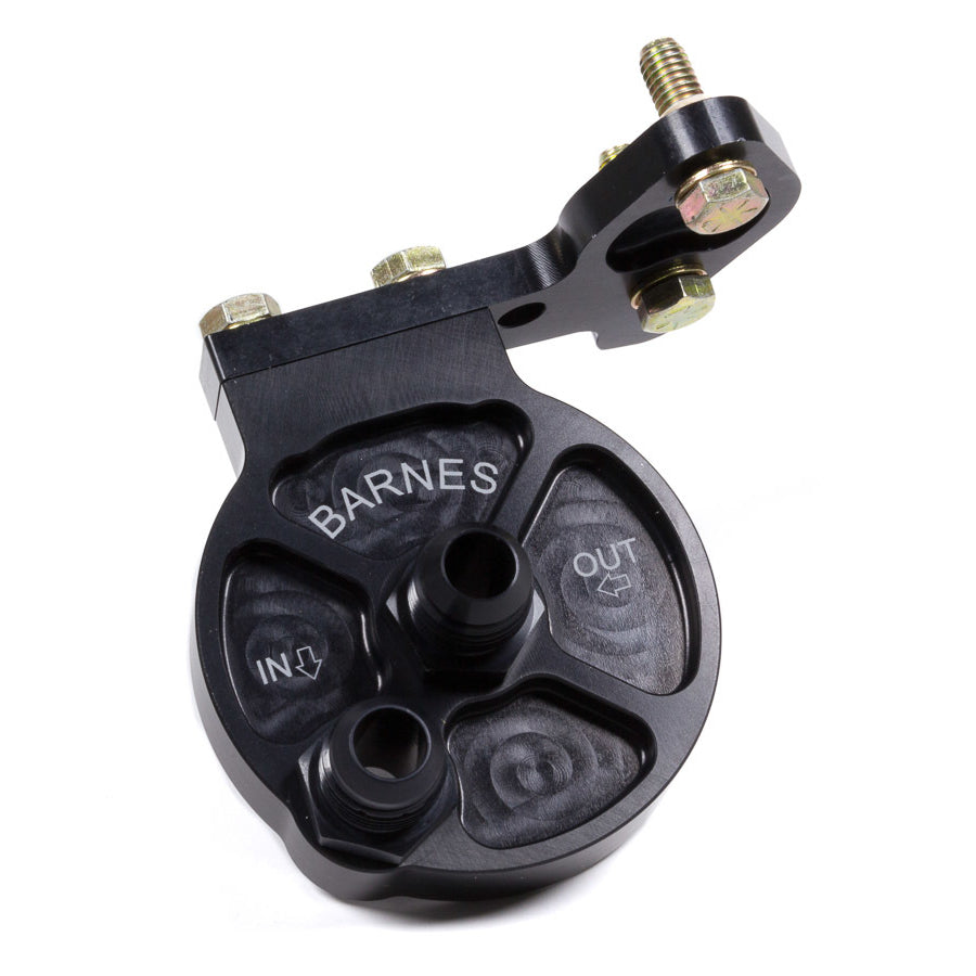 Barnes Billet Oil Filter Mount - Front Mount Sprint