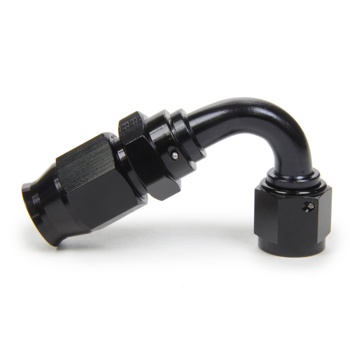 Fragola Race-Rite Hose End - PTFE Hose - 120 Degree - 12 AN Hose to 12 AN Female - Swivel - Aluminum - Black