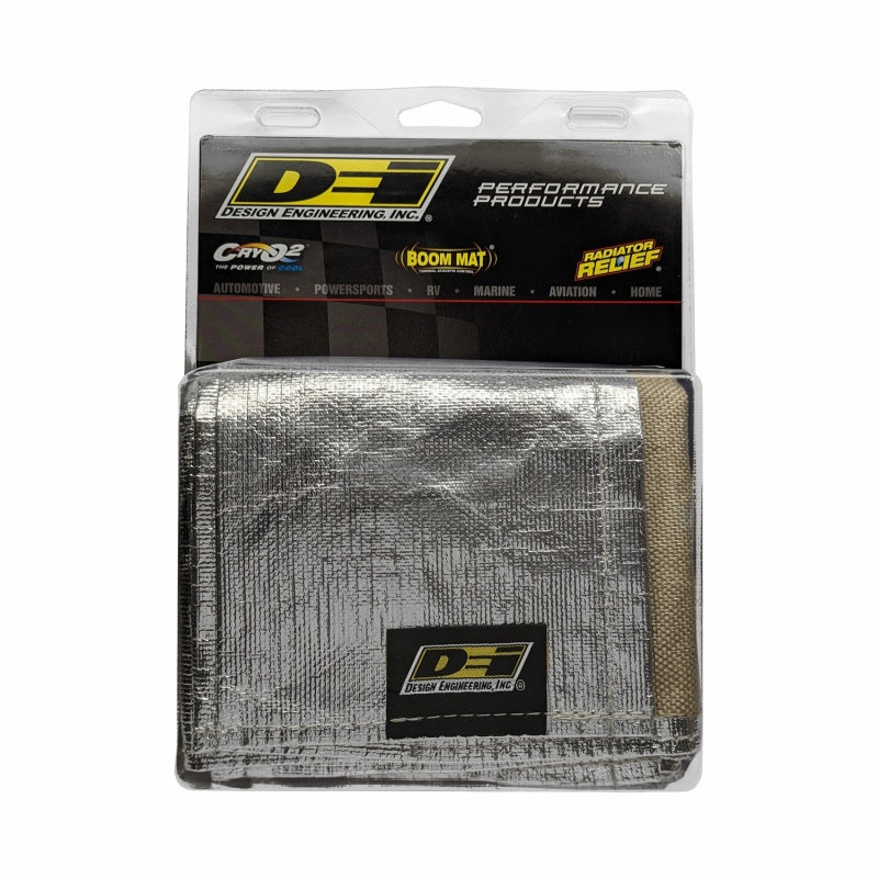 DEI Hub and Rotor Heat Shield - 14 x 7 x 13 in Tall - Slip-On - Silver