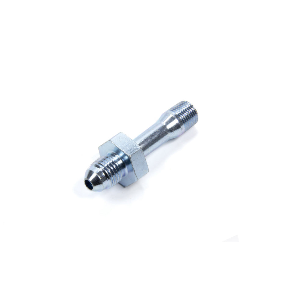 Earl's Products Adapter Fitting Straight 4 AN Male to 1/8" NPT Male 1" Extension - Steel