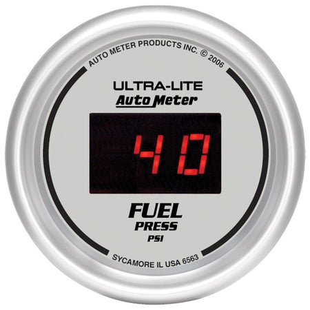 Auto Meter Ultra-Lite Digital Fuel Pressure Gauge - 2-1/16 in.