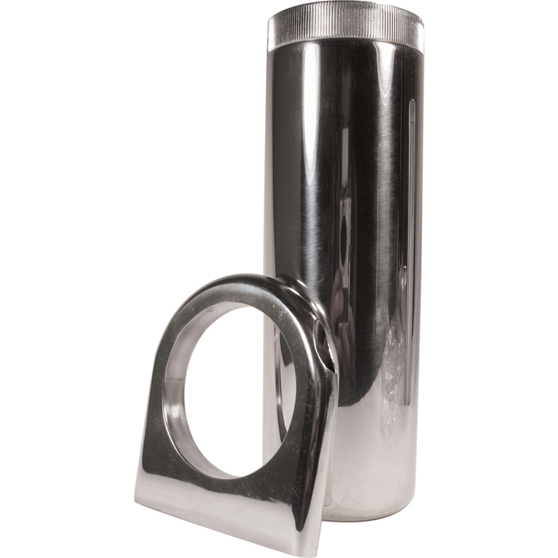 Borgeson Polished Billet Power Steering Reservoir w/ Bracket