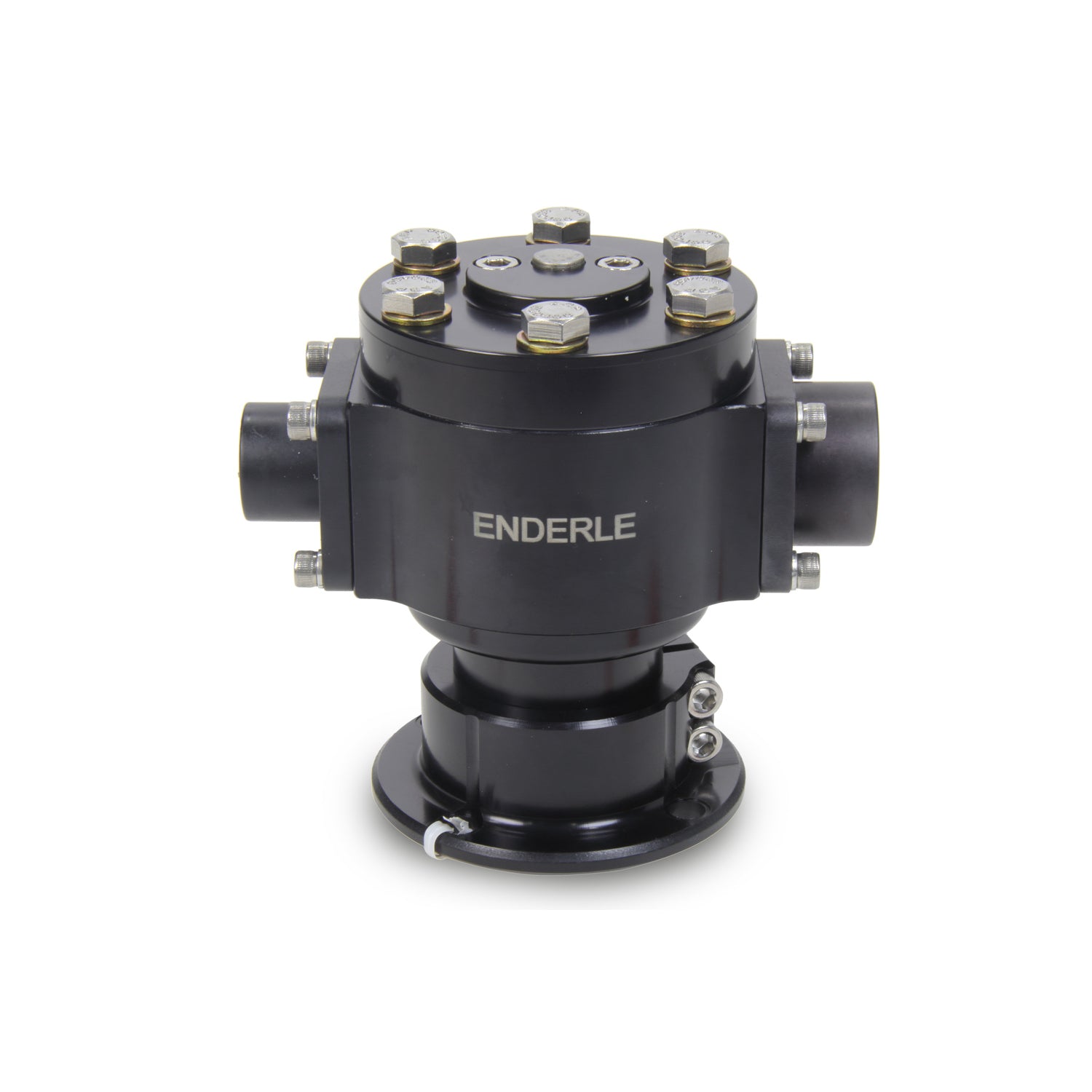 ENDERLE 13.0 gph Hex Driven Fuel Pump Inline 12 AN Male Inlet 8 AN Female Outlet - Aluminum