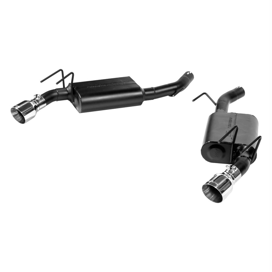 Flowmaster American Thunder Axle-Back Dual Exhaust System - 2010-14 Chevy Camaro 3.6L V6