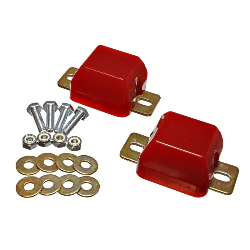 Energy Suspension Front Axle Bump Stop Set Red