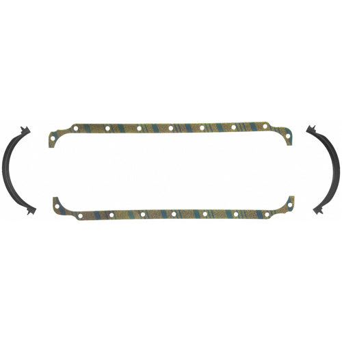 Fel-Pro Multi-Piece Oil Pan Gasket - Cork - Small Block Mopar OS 6566 C-2