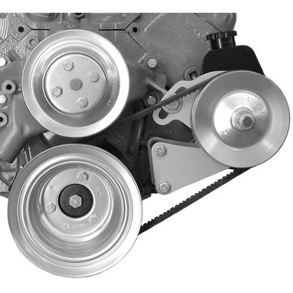 Alan Grove Components Power Steering Bracket for Canister Pump - BB Chevy - Long Water Pump