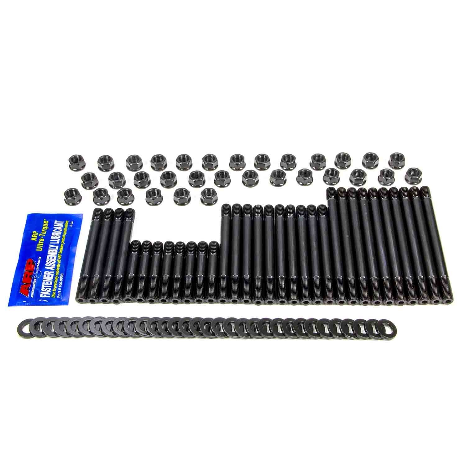 ARP Cylinder Head Stud Kit - Hex Nuts - Chromoly - Black Oxide - Big Block Chevy 235-4114
