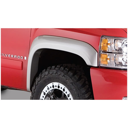 Bushwacker Extend-A-Fender Front / Rear Fender Flare - 1.75 in Wide - Black - GM Fullsize Truck 2007-14