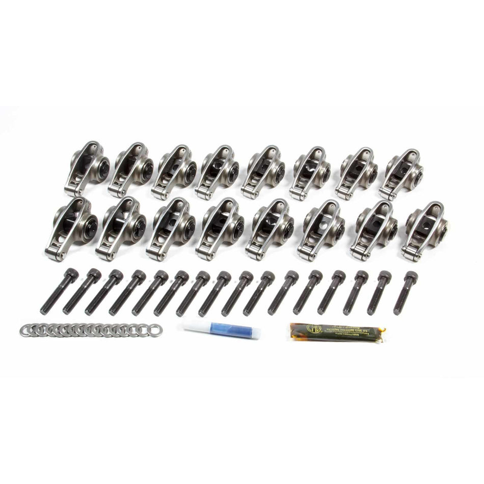 PRW Industries Platinum Pro Series 8 mm Pedestal Mount Full Roller Rocker Arm - 8 mm Pedestal Mount