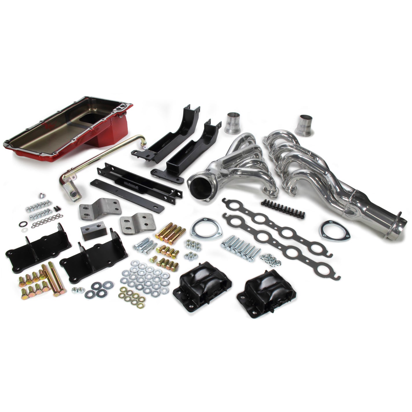 Trans-Dapt Swap In A Box Engine Conversion Kit - Auto / Manual Trans - GM LS-Series - GM G-Body 1982-88 48062