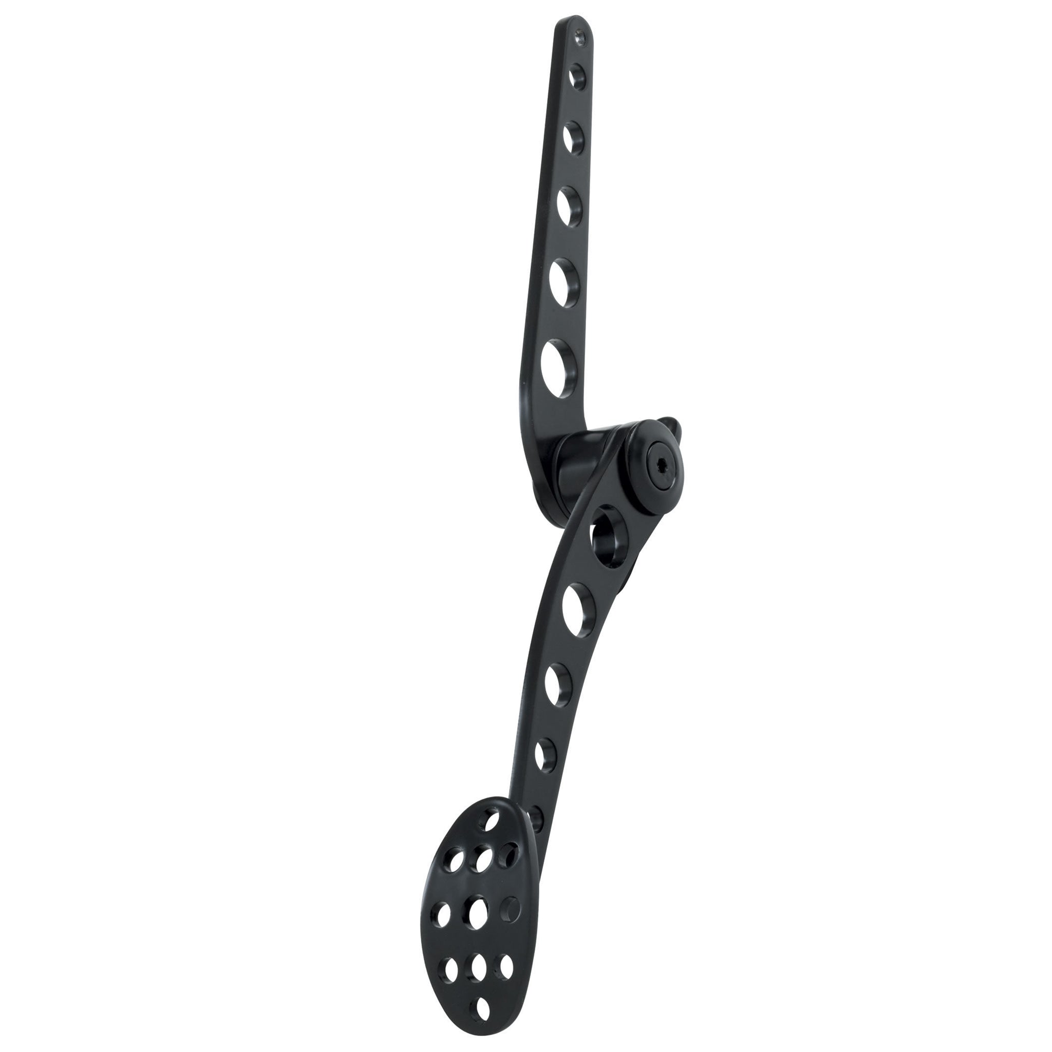 Lokar Lakester Gas Pedal - Gas - Firewall Mount - Steel - Black Powder Coat - Universal