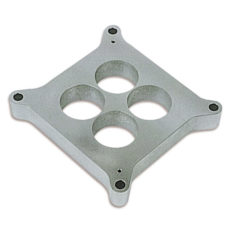 Moroso 1" Billet Carburetor Spacer - Fits Holley 4150/4160 Bolt Pattern - 4-Hole Plenum Design w/ 1.750" Diameter Bores