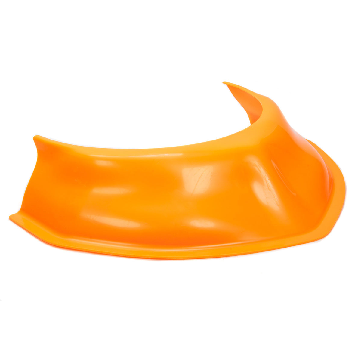 Dirt Defender 3-1/2" Height Hood Scoop 20" Wide Tapered Front Plastic - Fluorescent Orange