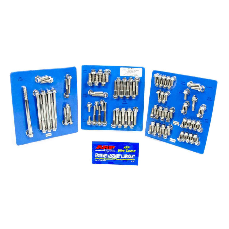ARP Engine and Accessory Fastener Kit - 12 Point Head - Polished - Big Block Ford