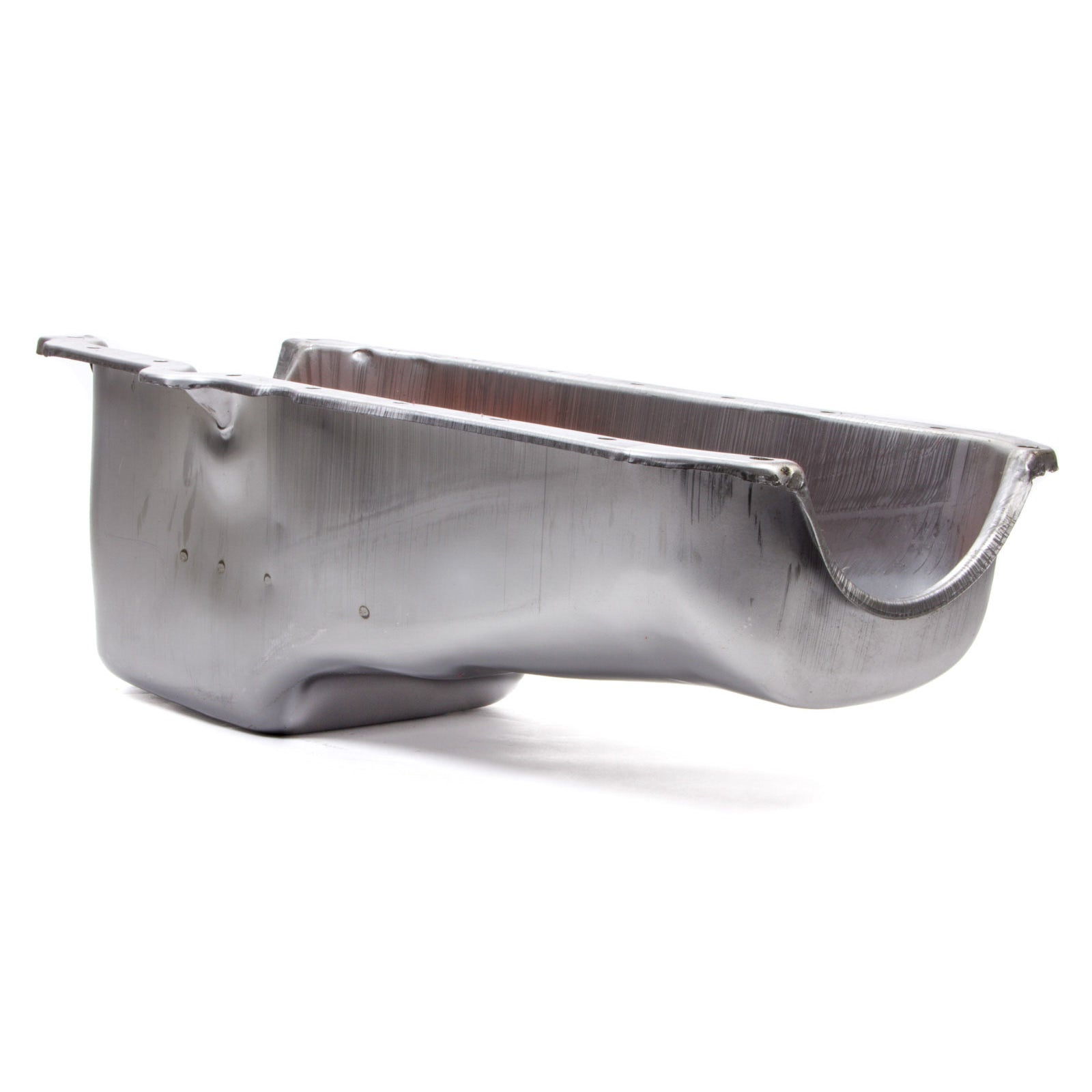 Racing Power Rear Sump Oil Pan - 4 Quart - 8 in Deep - 1 Piece Seal - Small Block Chevy