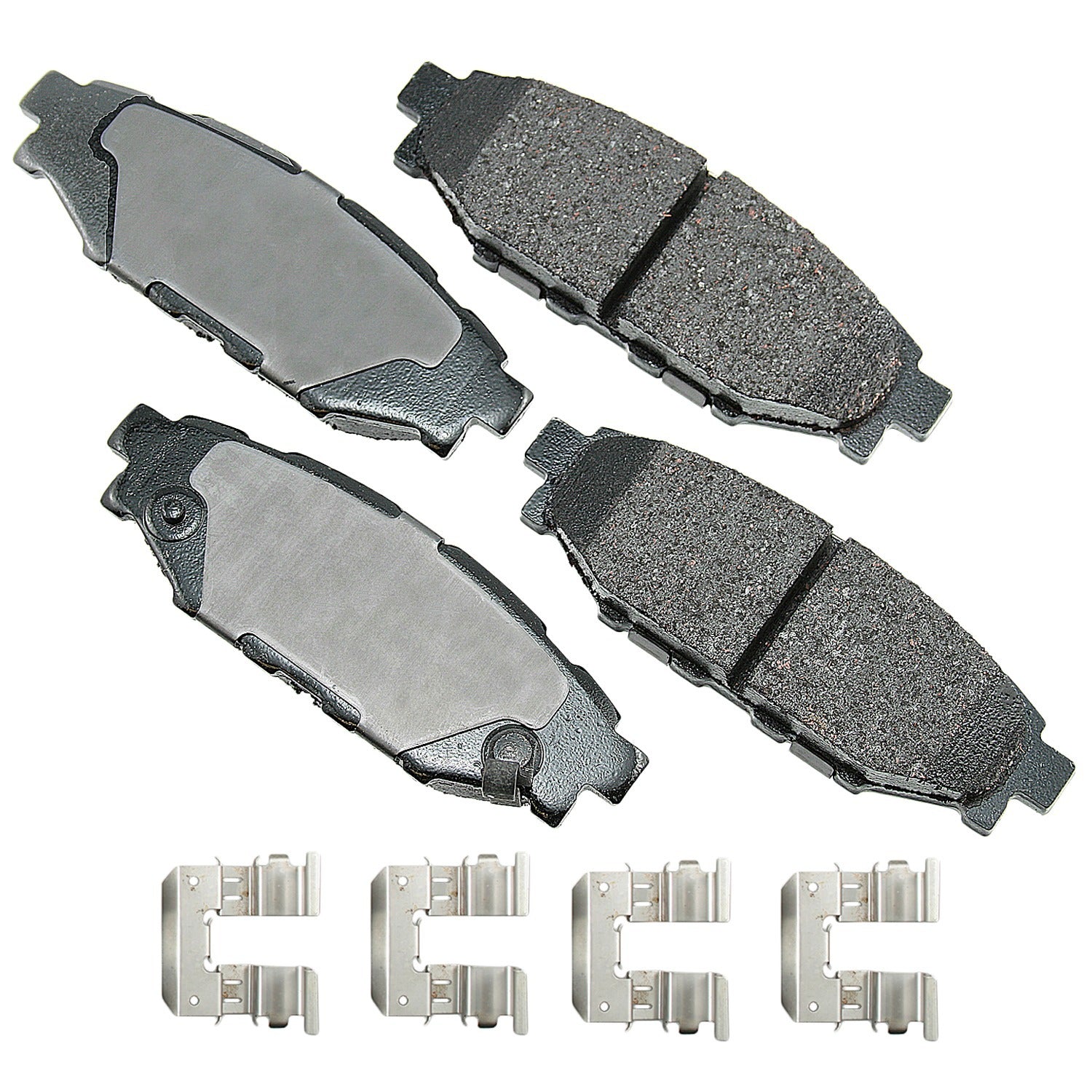 Akebono Brakes ProACT Rear Brake Pads - Subaru 2005-19 (Set of 4)