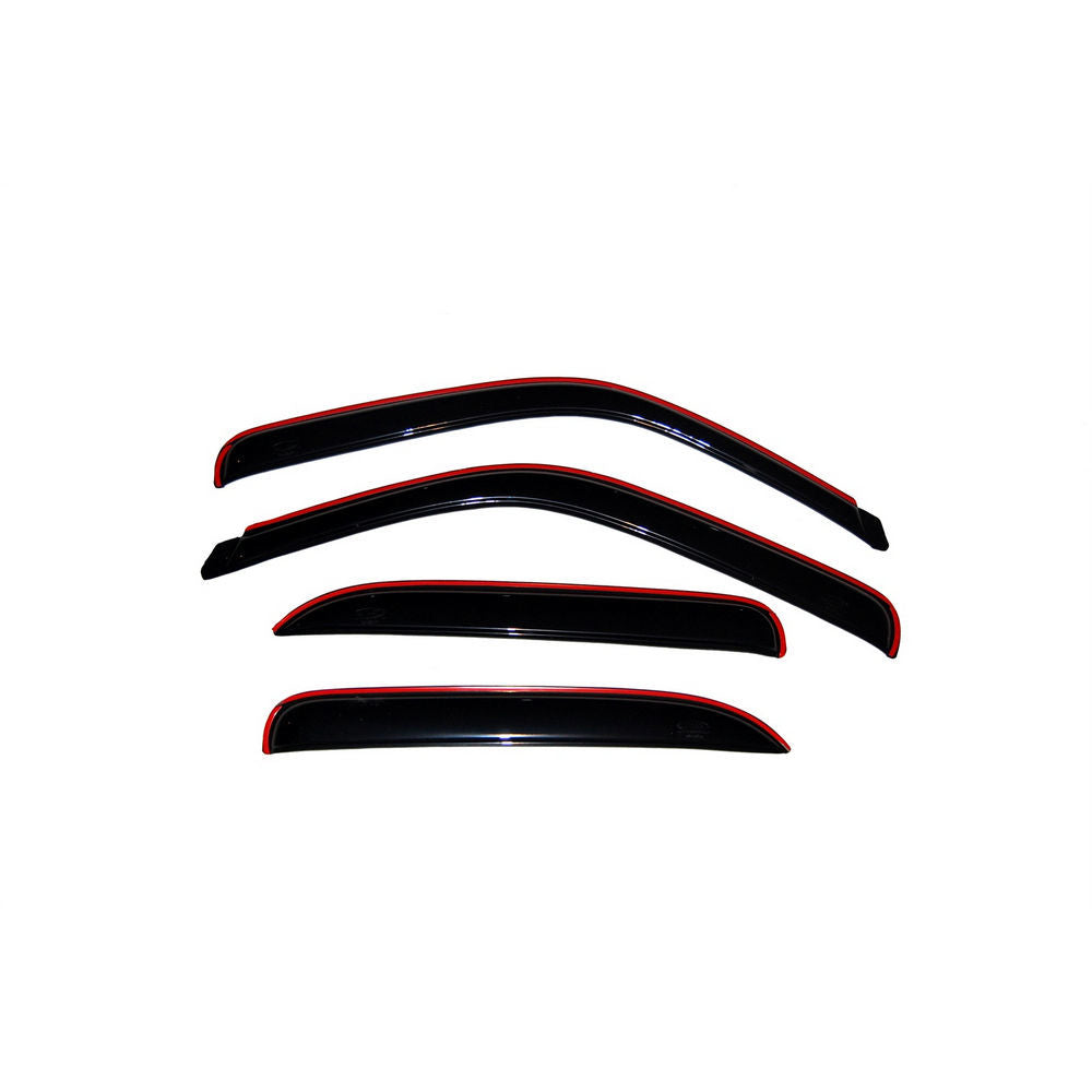 Lund Front / Rear In-Channel Ventvisor - Stick-On - Dark Smoke - GM Fullsize SUV 2000-06