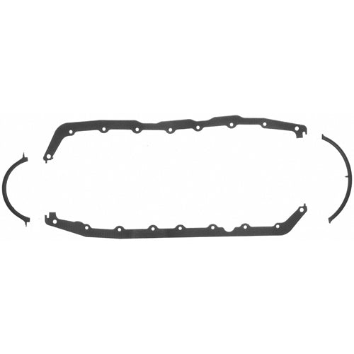 Fel-Pro Multi-Piece Oil Pan Gasket - Steel Core Fiber - Oldsmobile V8