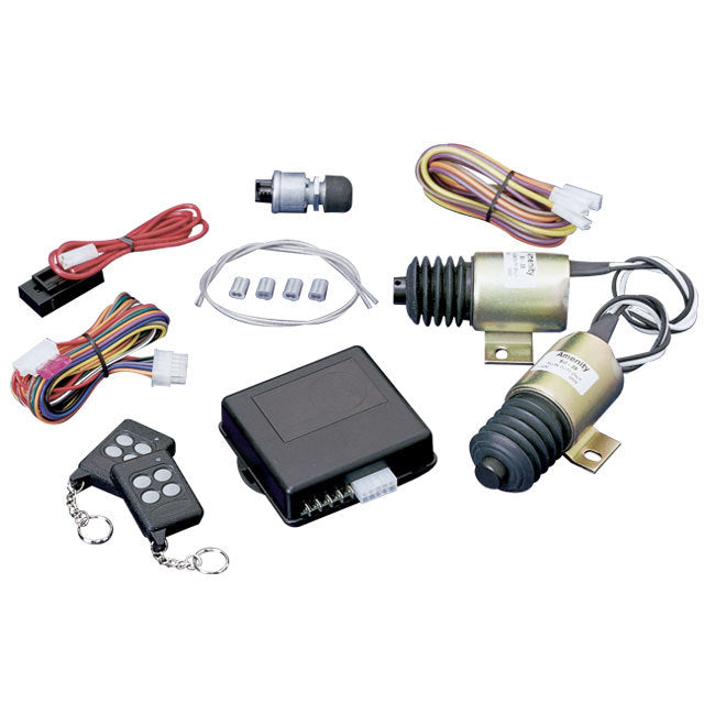 SPAL Shaved Door Kit w/ Two 40LB Solenoids - 7 Channel Remote
