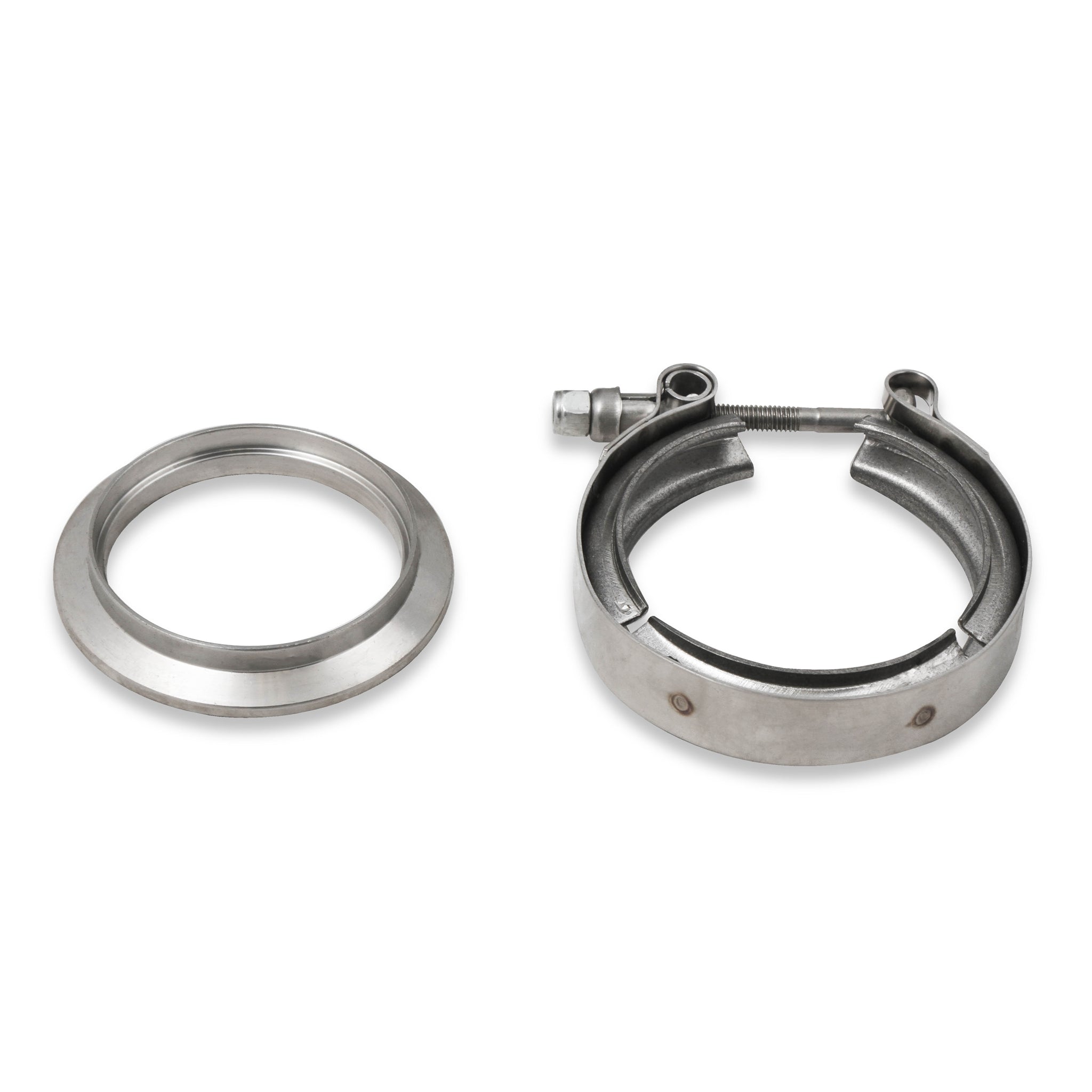 Flowtech Coyote Turbo Headers - 1-5/8" Primary - 2-1/2" Collector - Up and Forward - Stainless - Ford Coyote