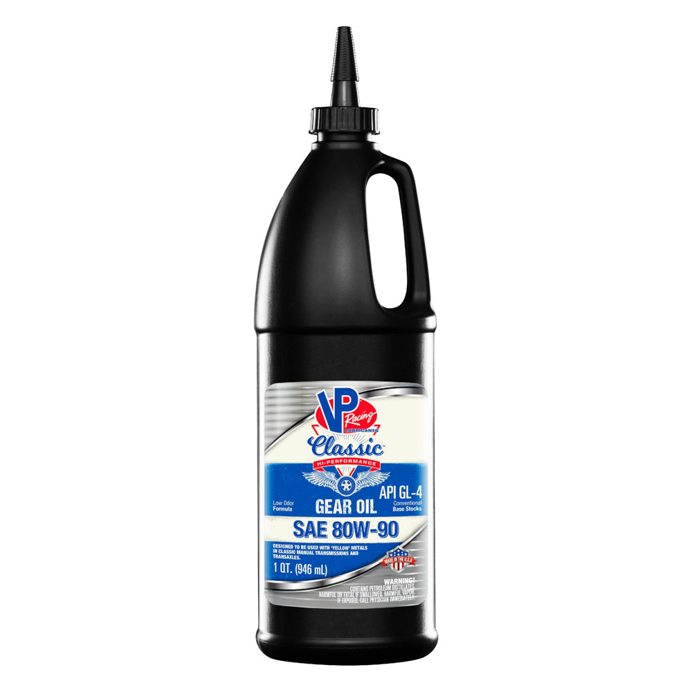 VP Racing HiPerformance Gear Oil - 80W90 - GL-4 Classic - 1 qt Bottle