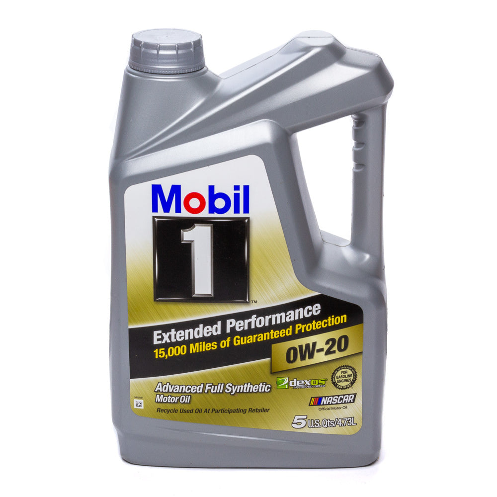 Mobil 1 0w20 EP Oil 5 Quart Bottle