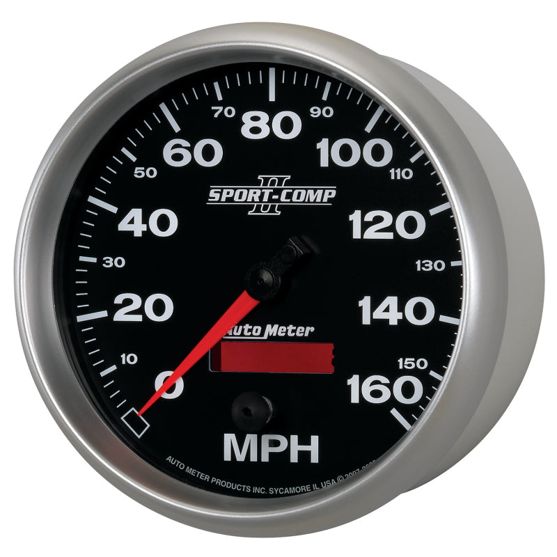 Auto Meter Sport-Comp II Programmable Speedometer - 5 in.