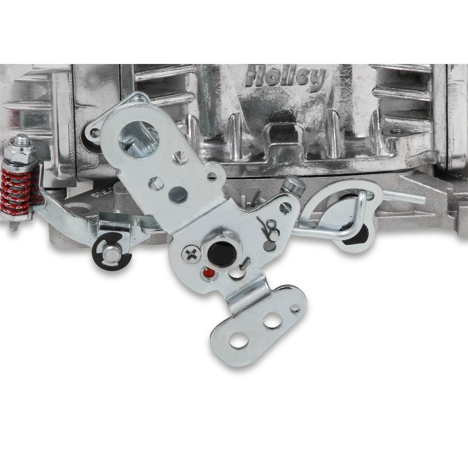 Holley Street Model 4160 600 CFM 4-Barrel Carburetor - Square Bore - Manual Choke - Vacuum Secondary - Single Inlet - Silver