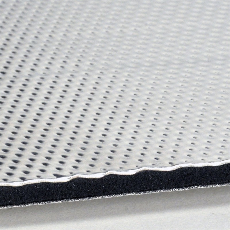 DEI Heat Barrier - Form-A-Barrier - 12 x 12" Sheet - Self Adhesive Backing - Aluminized Insulated Matt - Silver