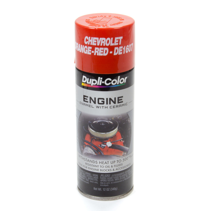 Dupli-Color Engine Enamel - 12 oz. Can - Chevrolet Orange-Red
