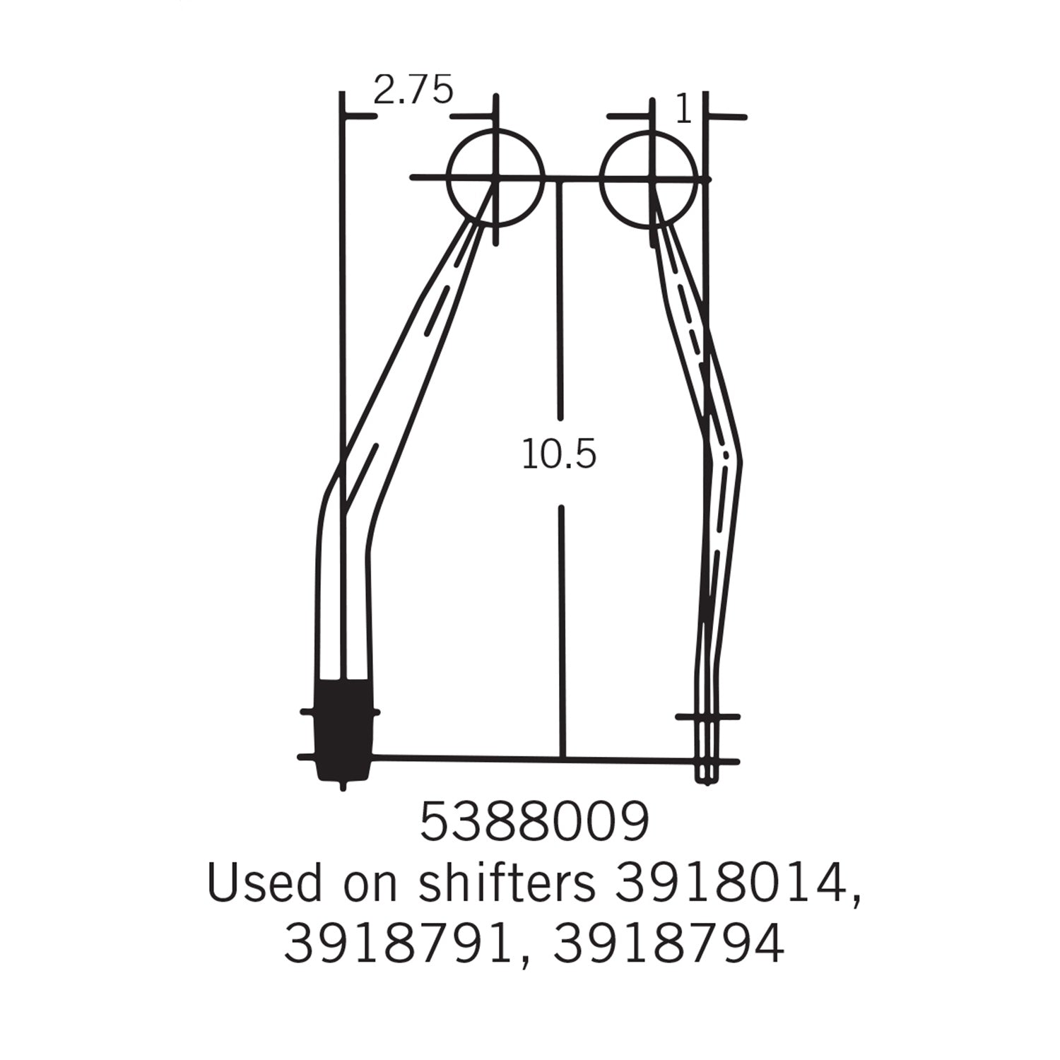 Hurst Competition Plus Manual Shifter - Knob and Stick Included - T10 - GM A-Body / F-Body 1974-81