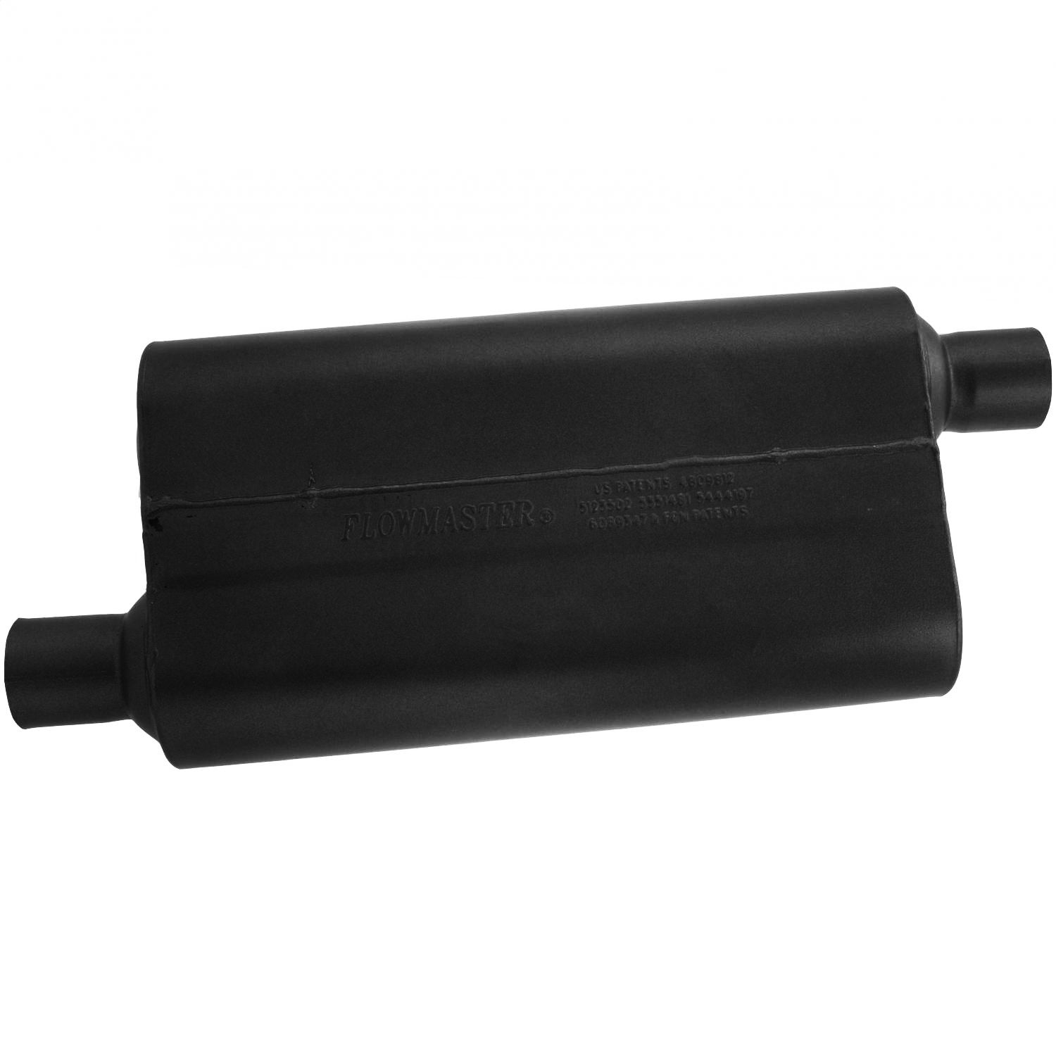 Flowmaster 40 Series Delta Flow Muffler - 2.5" Offset - Inlet / Opposite Side Offset Outlet
