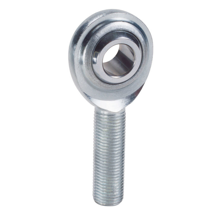 QA1 CM Series Rod End - 1/2" Bore - 1/2-20" LH Male Thread - Steel - Zinc Oxide