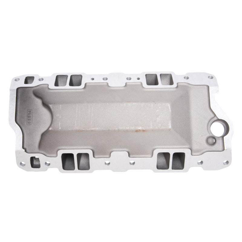 Edelbrock Performer Air-Gap Intake Manifold Spread/Square Bore Dual Plane Aluminum - Black
