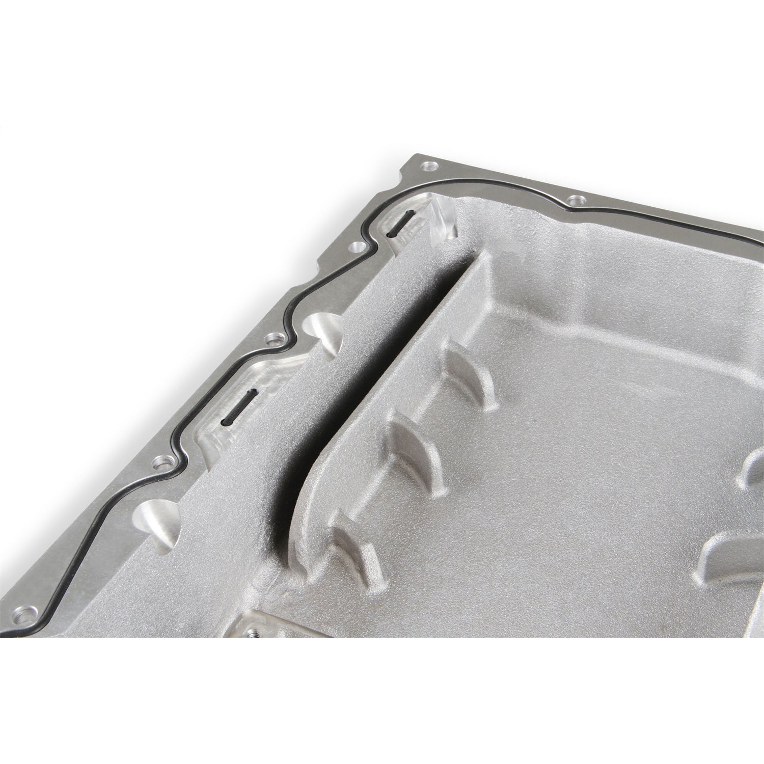 Holley Retrofit OIl Pan - Mid Sump - 6 Quart - 6-2/5 in Deep - Baffle/Pickup/Tray - Mopar Gen III Hemi