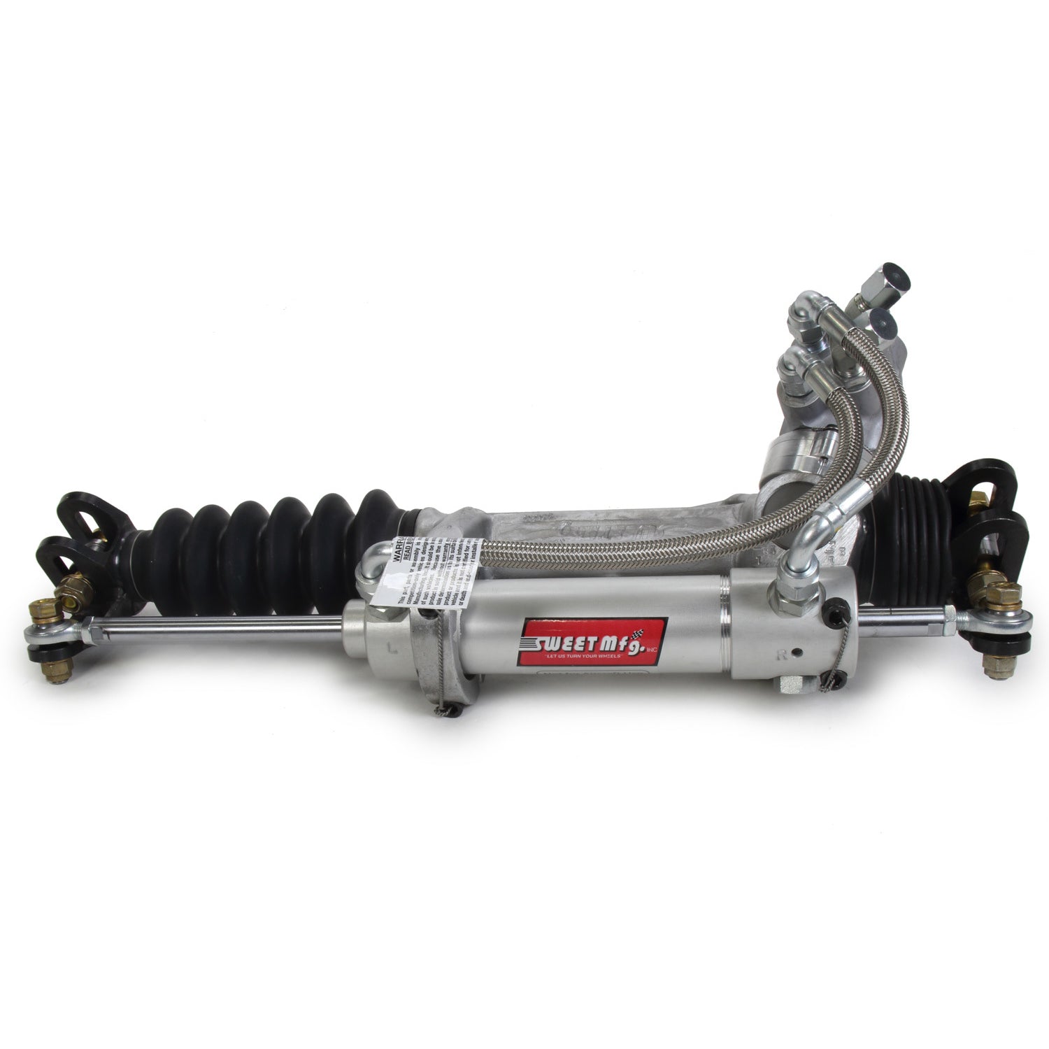 Sweet Dual Power Rack & Pinion - 2-1/2" Speed - 18-1/4" Center - 5/8" Slotted On Center Rod End Eye