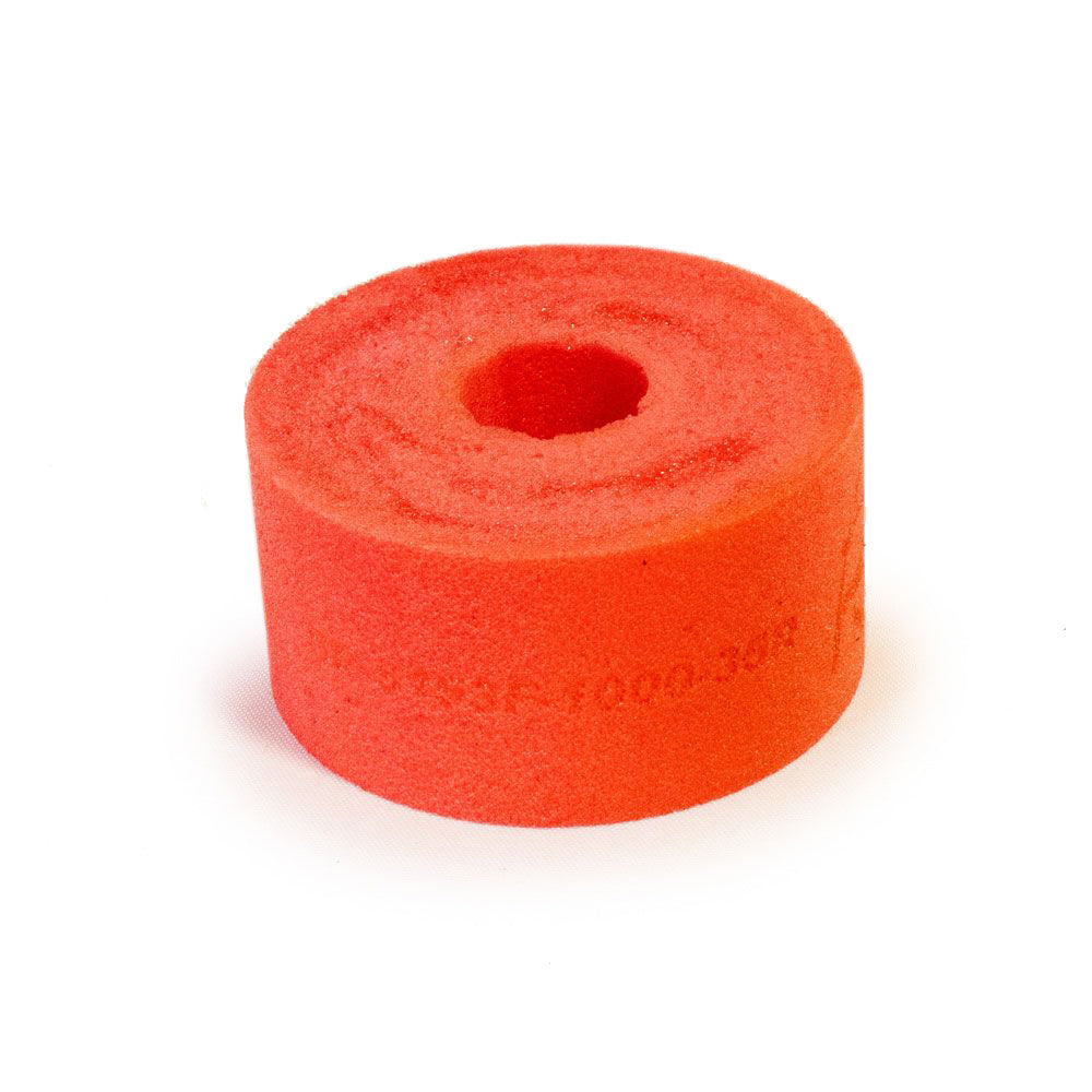 RE Suspension 5150 Bump Stop Puck - 2" OD - 1/2" ID - 1" Tall - 35 Durometer - Foam - Red