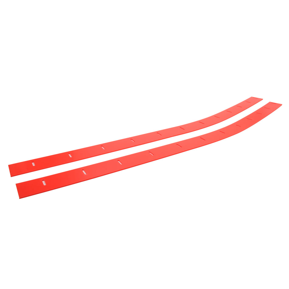 Five Star Lower Nose Wear Strips - Fluorescent Red