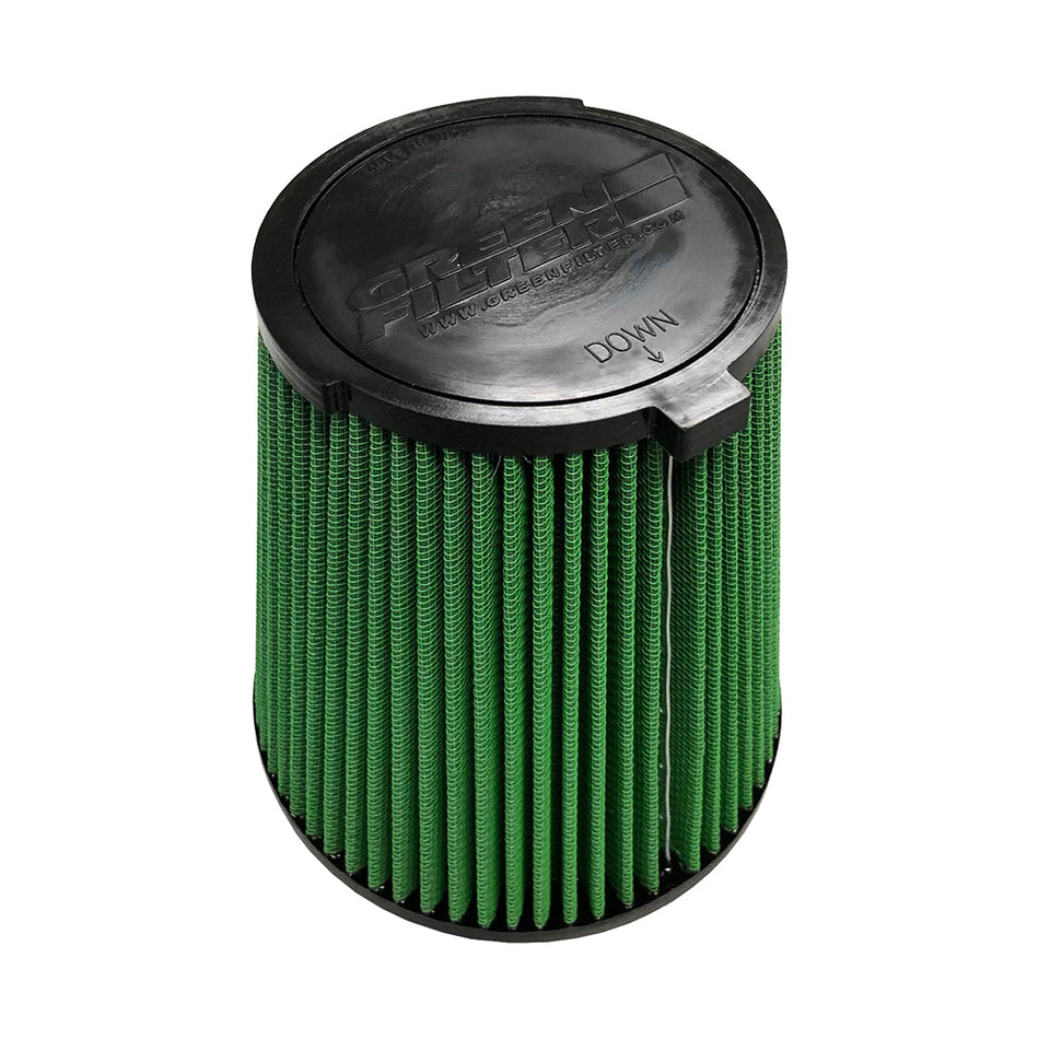 Green Filter Conical Air Filter Element - Green - Shelby GT500/Bullitt/Mach 1 - Ford Mustang 2015-22